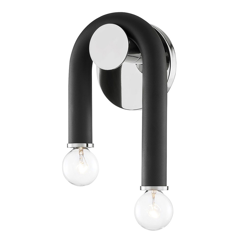 Бра Paulson floppy wall sconce chrome Черный Хром Бра Paulson floppy wall sconce chrome Черный Хром в Грозном | Loft Concept