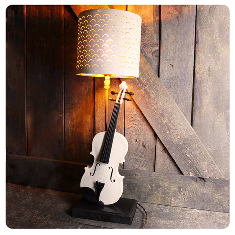 Настольная лампа Violin white Белый Настольная лампа Violin white Белый в Грозном | Loft Concept