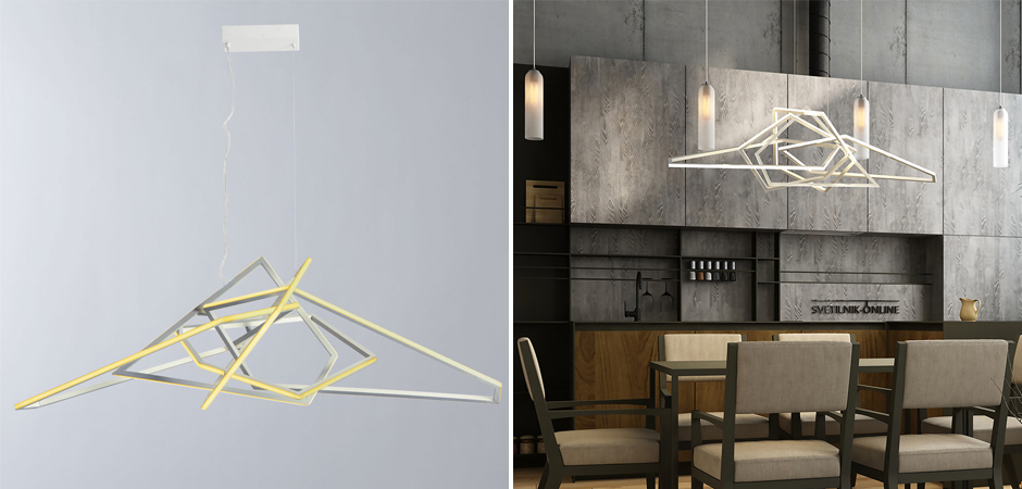 Светодиодная люстра Dimensions Белая Светодиодная люстра Dimensions Белая - Loft-Concept в Грозном
