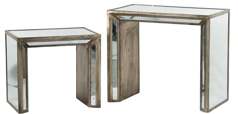 Приставной столик Mirrored Wide Side Приставной столик Mirrored Wide Side - Loft-Concept в Грозном
