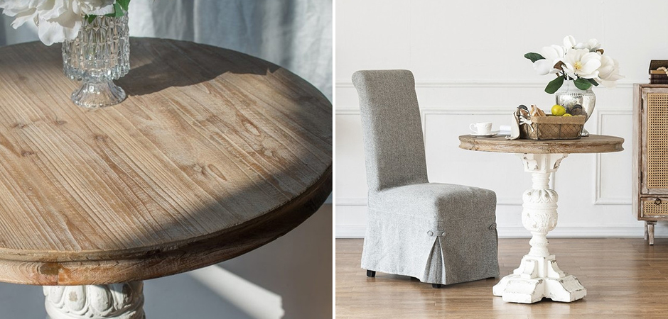 Круглый обеденный стол Aged Wood Круглый обеденный стол Aged Wood - Loft-Concept в Грозном