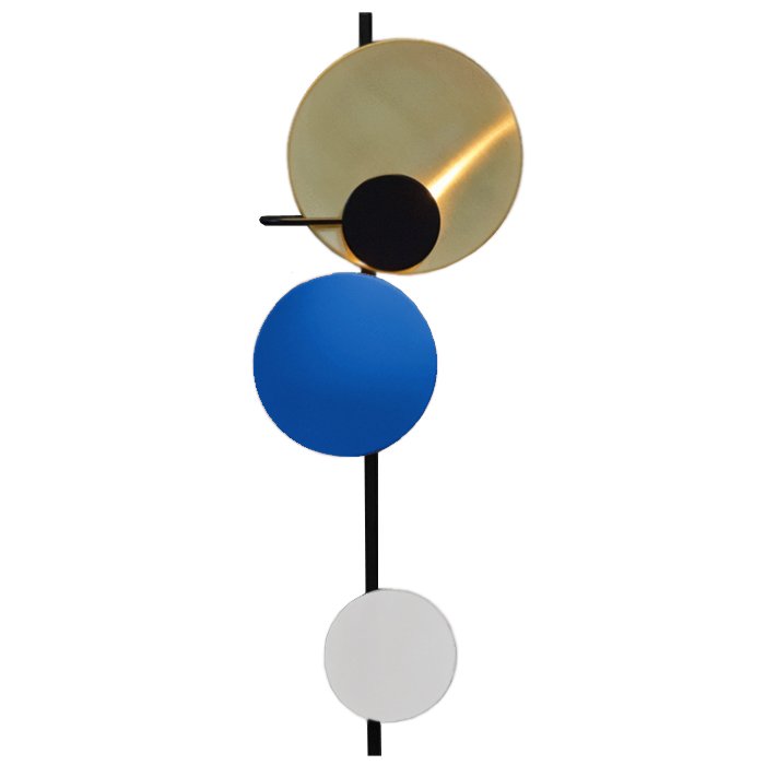 Бра PLANET LAMP METTE SCHELDE Латунь Белый Синий Черный Бра PLANET LAMP METTE SCHELDE Латунь Белый Синий Черный в Грозном | Loft Concept