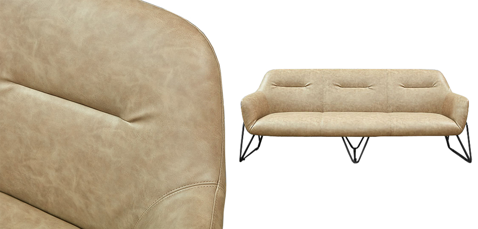 Диван Triangular Legs Triple Sofa Диван Triangular Legs Triple Sofa - Loft-Concept в Грозном