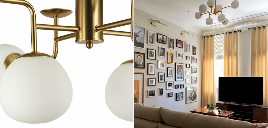 Люстра Tiepolo Ball Chandelier Gold 8 Люстра Tiepolo Ball Chandelier Gold 8 - Loft-Concept в Грозном