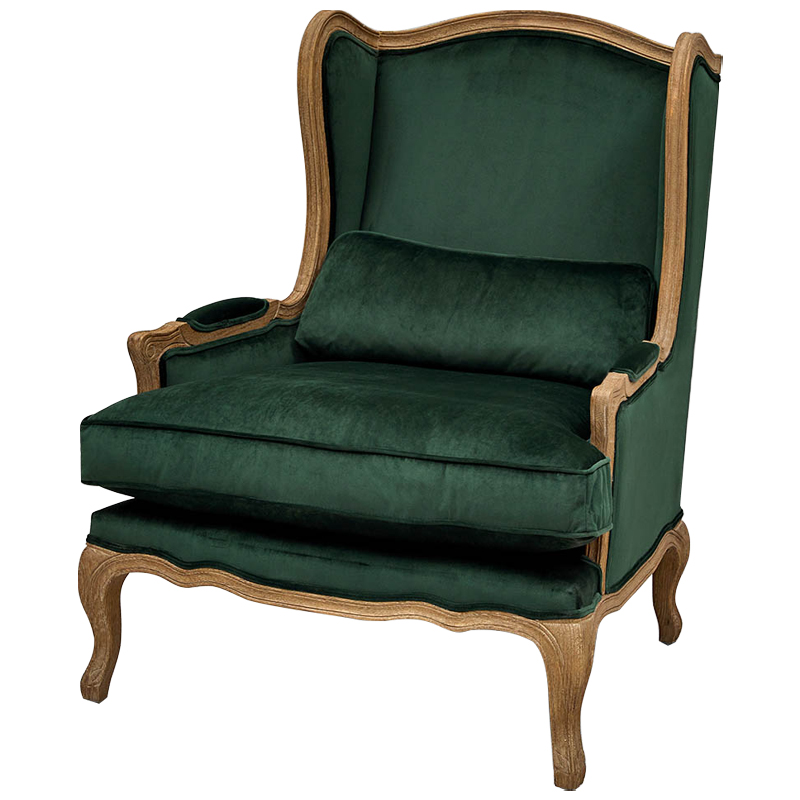 Кресло Armel Green Armchair Коричневый Зеленый Кресло Armel Green Armchair Коричневый Зеленый в Грозном | Loft Concept