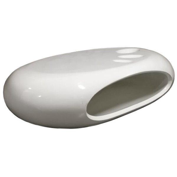 Кофейный стол Oval Capsule Белый Кофейный стол Oval Capsule Белый в Грозном | Loft Concept