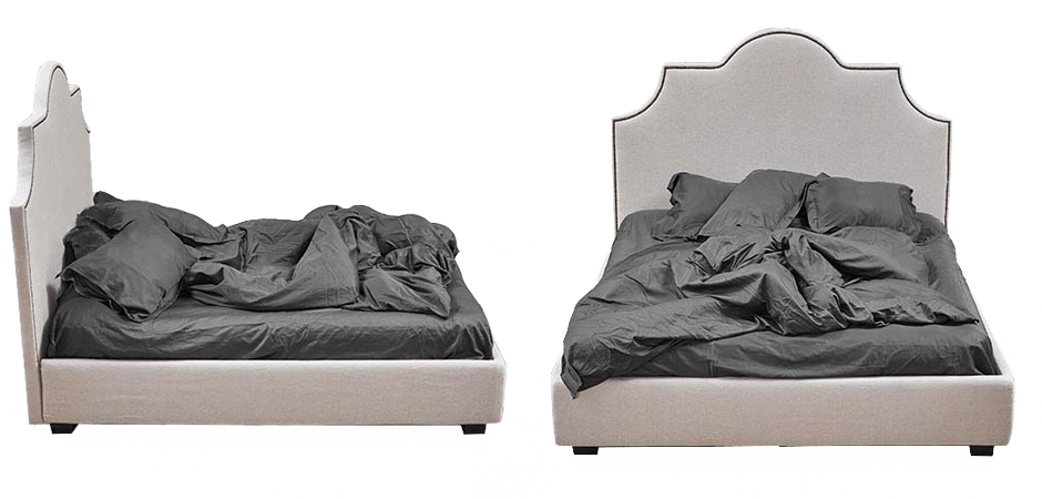 Кровать Headboard Angles Bed Кровать Headboard Angles Bed - Loft-Concept в Грозном
