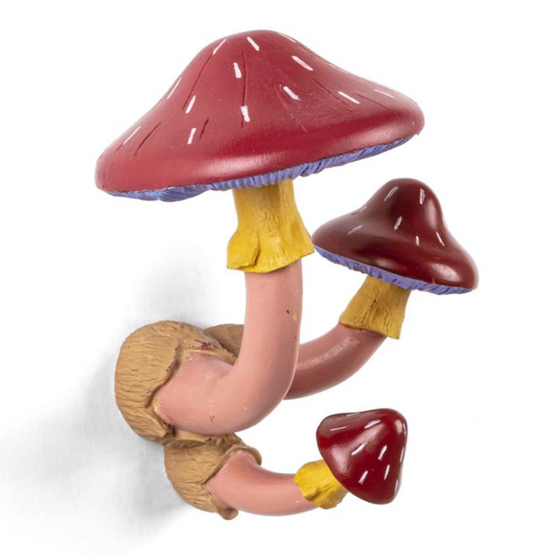 Аксессуар Seletti Hangers Mushroom Coloured Красный Аксессуар Seletti Hangers Mushroom Coloured Красный в Грозном | Loft Concept