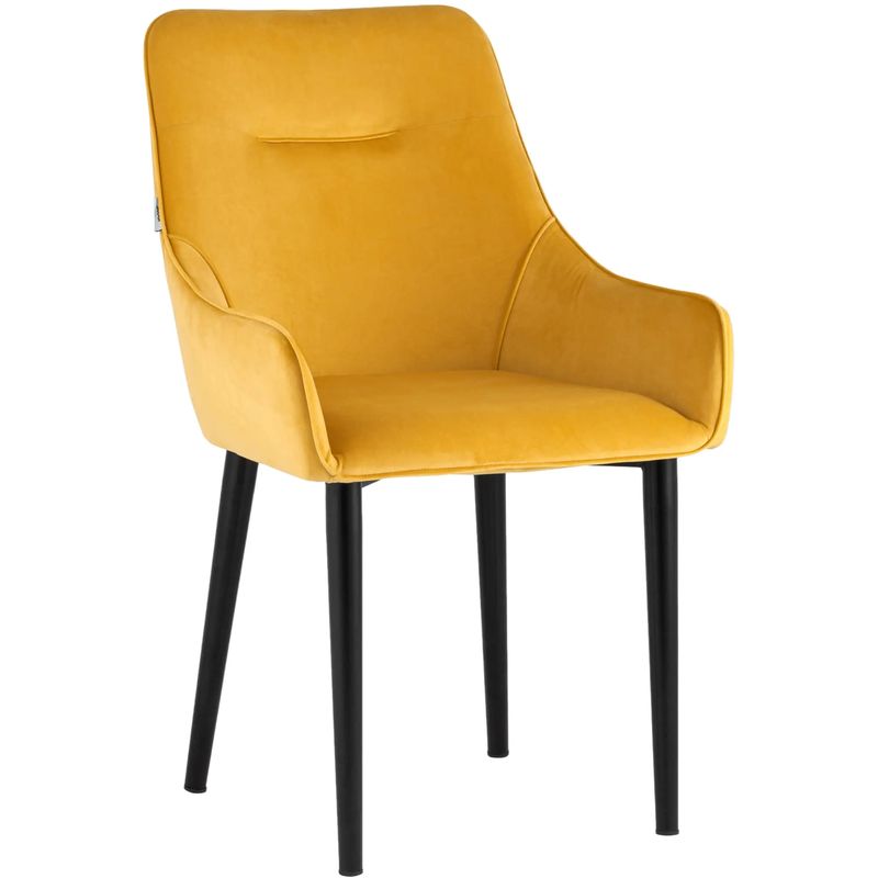 Стул Joan Chair Велюр Мандариновый Цвет Оранжевый Черный Стул Joan Chair Велюр Мандариновый Цвет Оранжевый Черный в Грозном | Loft Concept