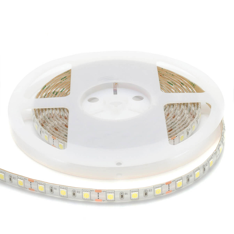 Светодиодная влагозащищенная лента 14,4W/m 60Led/m 5050SMD холодный белый 1M Белый Светодиодная влагозащищенная лента 14,4W/m 60Led/m 5050SMD холодный белый 1M Белый в Грозном | Loft Concept