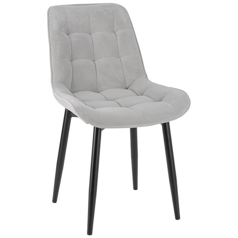 Стул Tufail Chair Светло-серый Черный Стул Tufail Chair Светло-серый Черный в Грозном | Loft Concept