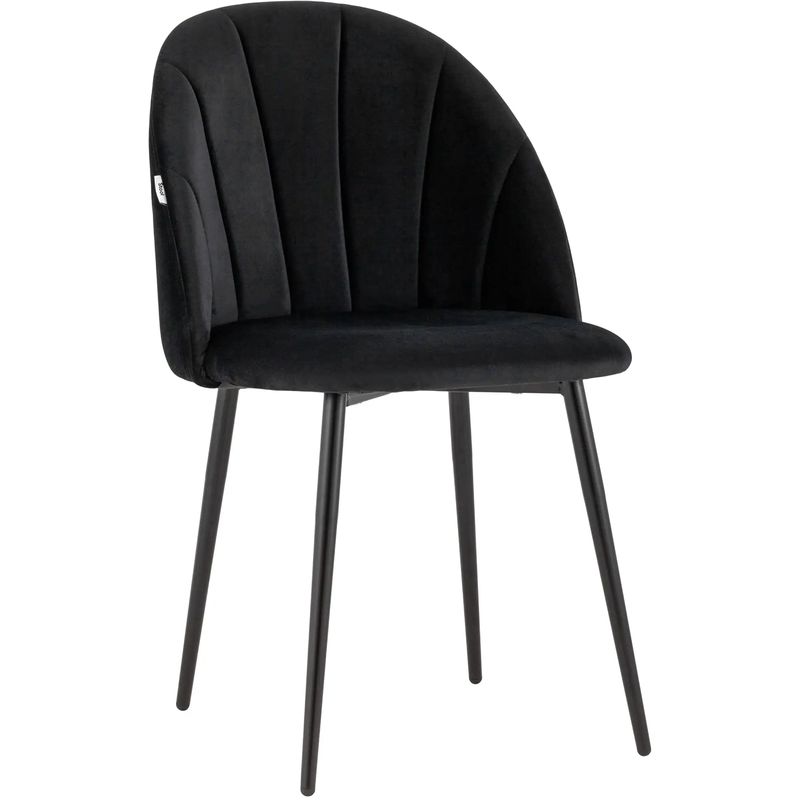 Стул Balsari S Chair Черный Велюр Черный Стул Balsari S Chair Черный Велюр Черный в Грозном | Loft Concept