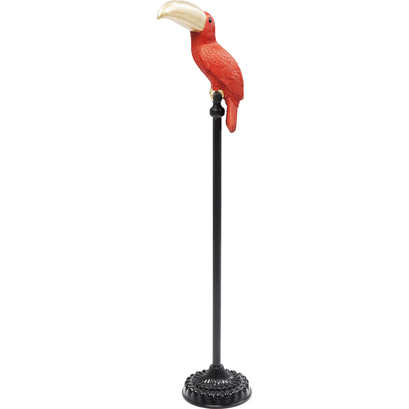 Статуэтка Red Tukan on a stand Красный Статуэтка Red Tukan on a stand Красный в Грозном | Loft Concept