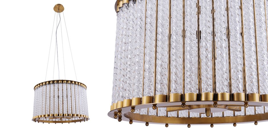 Люстра Glass Spirals Люстра Glass Spirals - Loft-Concept в Грозном