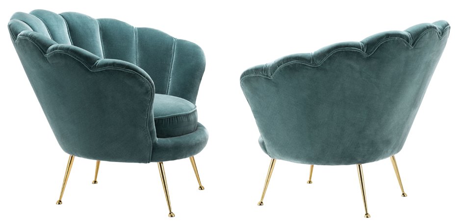 Кресло Eichholtz Chair Trapezium Turquoise Кресло Eichholtz Chair Trapezium Turquoise - Loft-Concept в Грозном