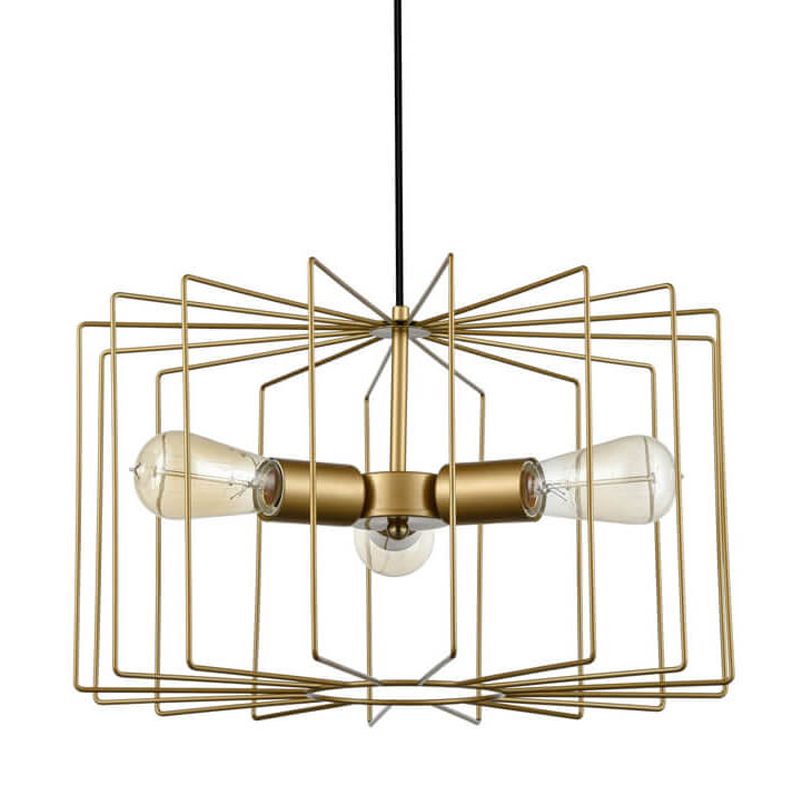 Люстра Cage Wire Color gold Золотой Люстра Cage Wire Color gold Золотой в Грозном | Loft Concept