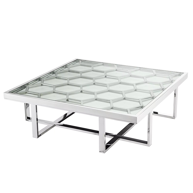 Кофейный стол Philipp Plein Coffee Table Skeleton Chrome Хром Прозрачное Стекло Кофейный стол Philipp Plein Coffee Table Skeleton Chrome Хром Прозрачное Стекло в Грозном | Loft Concept