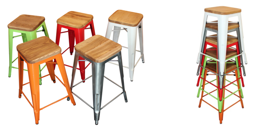 Барный стул Tolix Board Seat barstool Барный стул Tolix Board Seat barstool - Loft-Concept в Грозном