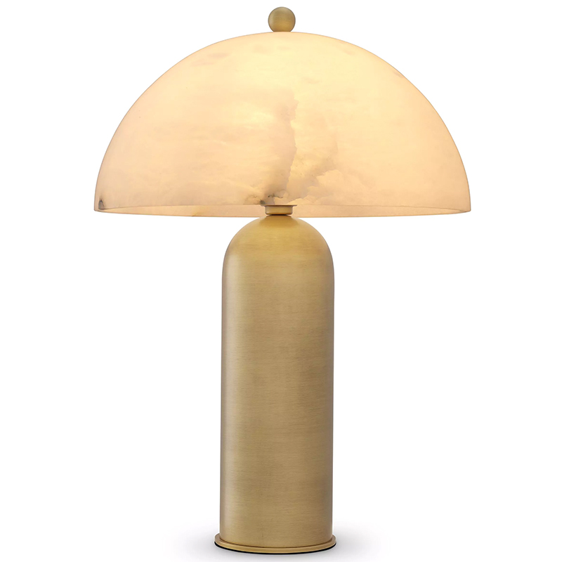 Настольная лампа Eichholtz Table Lamp Lorenza Белый Латунь Настольная лампа Eichholtz Table Lamp Lorenza Белый Латунь в Грозном | Loft Concept