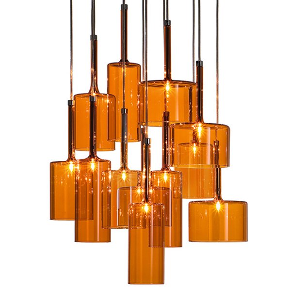 Люстра AXO Light Spillray Suspension Lamp Оранжевое Стекло Стекло Рубин Прозрачное Стекло Стекло Смок Люстра AXO Light Spillray Suspension Lamp Оранжевое Стекло Стекло Рубин Прозрачное Стекло Стекло Смок в Грозном | Loft Concept