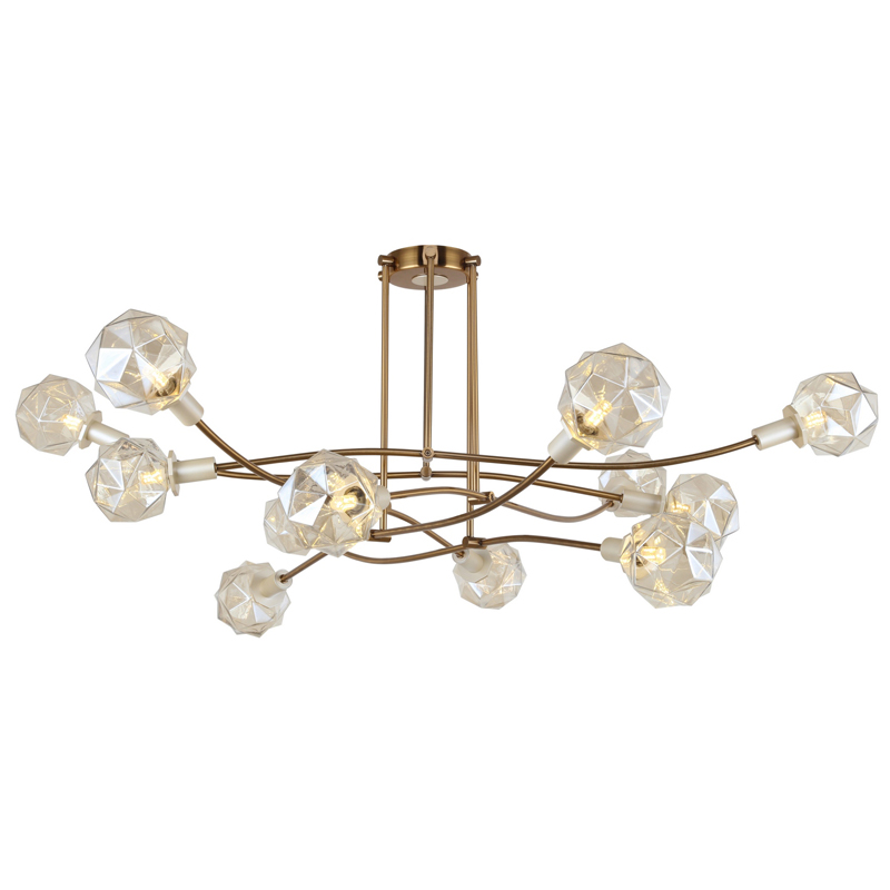 Люстра Severine Chandelier Золотой Золотой Шампань Люстра Severine Chandelier Золотой Золотой Шампань в Грозном | Loft Concept