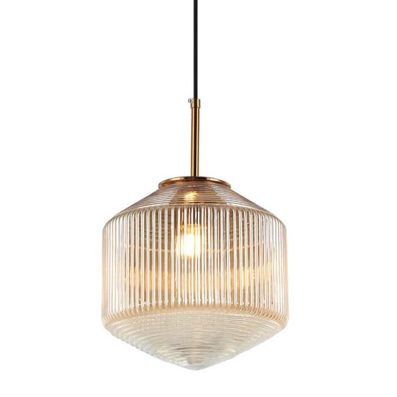 Подвесной светильник Clear Glass Pendant gold Бронза Золотой Подвесной светильник Clear Glass Pendant gold Бронза Золотой в Грозном | Loft Concept