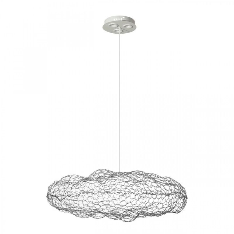 Светодиодная Люстра Серебряная Сеть LED Cloud Silver Серебряный Светодиодная Люстра Серебряная Сеть LED Cloud Silver Серебряный в Грозном | Loft Concept