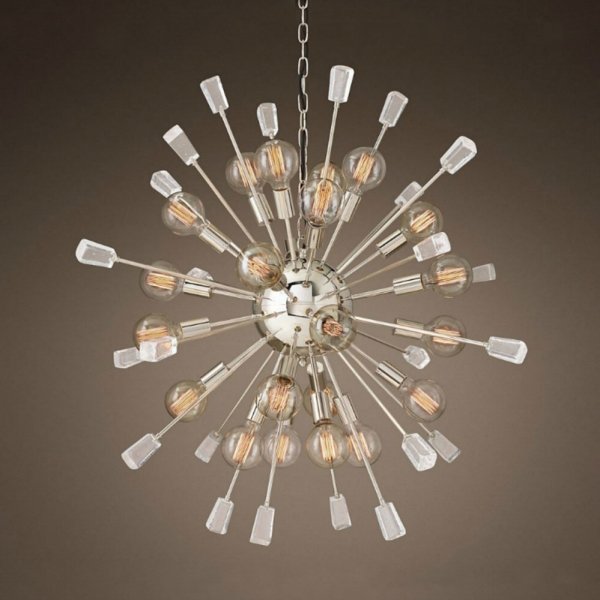Люстра Eichholtz Tivoli Chandelier Nickel Хром в Грозном | Loft Concept 