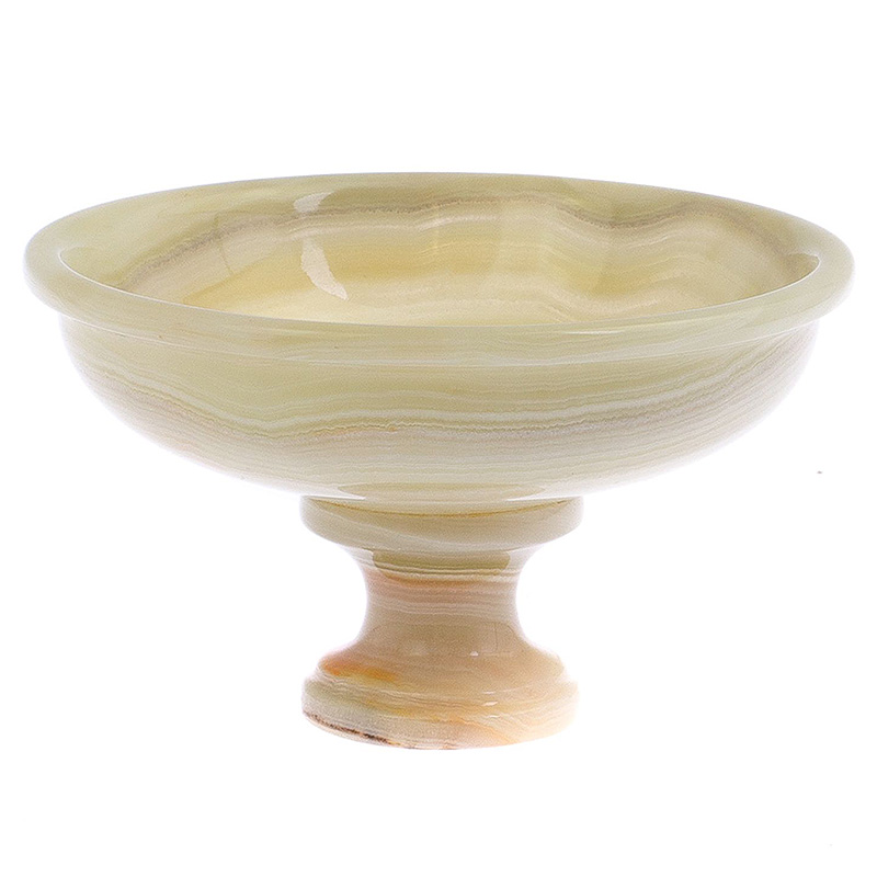 Фруктовница из натурального камня Оникс Natural Stone Fruit Bowls Желтый Белый Фруктовница из натурального камня Оникс Natural Stone Fruit Bowls Желтый Белый в Грозном | Loft Concept