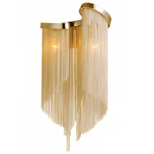 Бра Atlantis Chain Wall Lamp GOLD Золотой Бра Atlantis Chain Wall Lamp GOLD Золотой в Грозном | Loft Concept