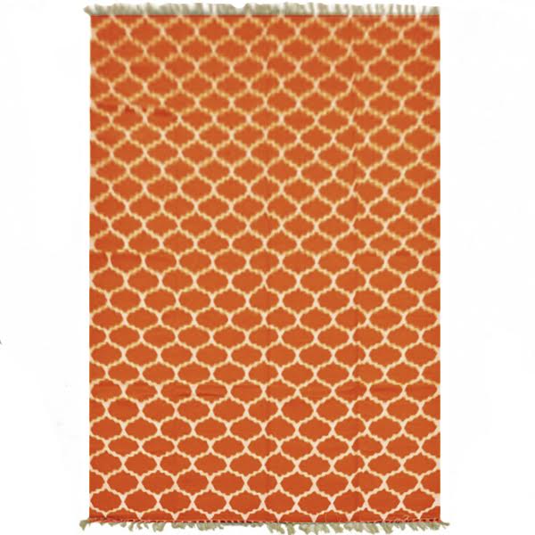 Ковер Ornament Cotton Orange 100% хлопок Оранжевый Ковер Ornament Cotton Orange 100% хлопок Оранжевый в Грозном | Loft Concept