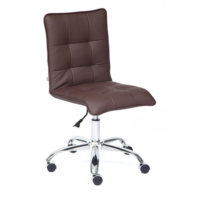 Кресло Deborah eco-leather brown Коричневый Хром Кресло Deborah eco-leather brown Коричневый Хром в Грозном | Loft Concept
