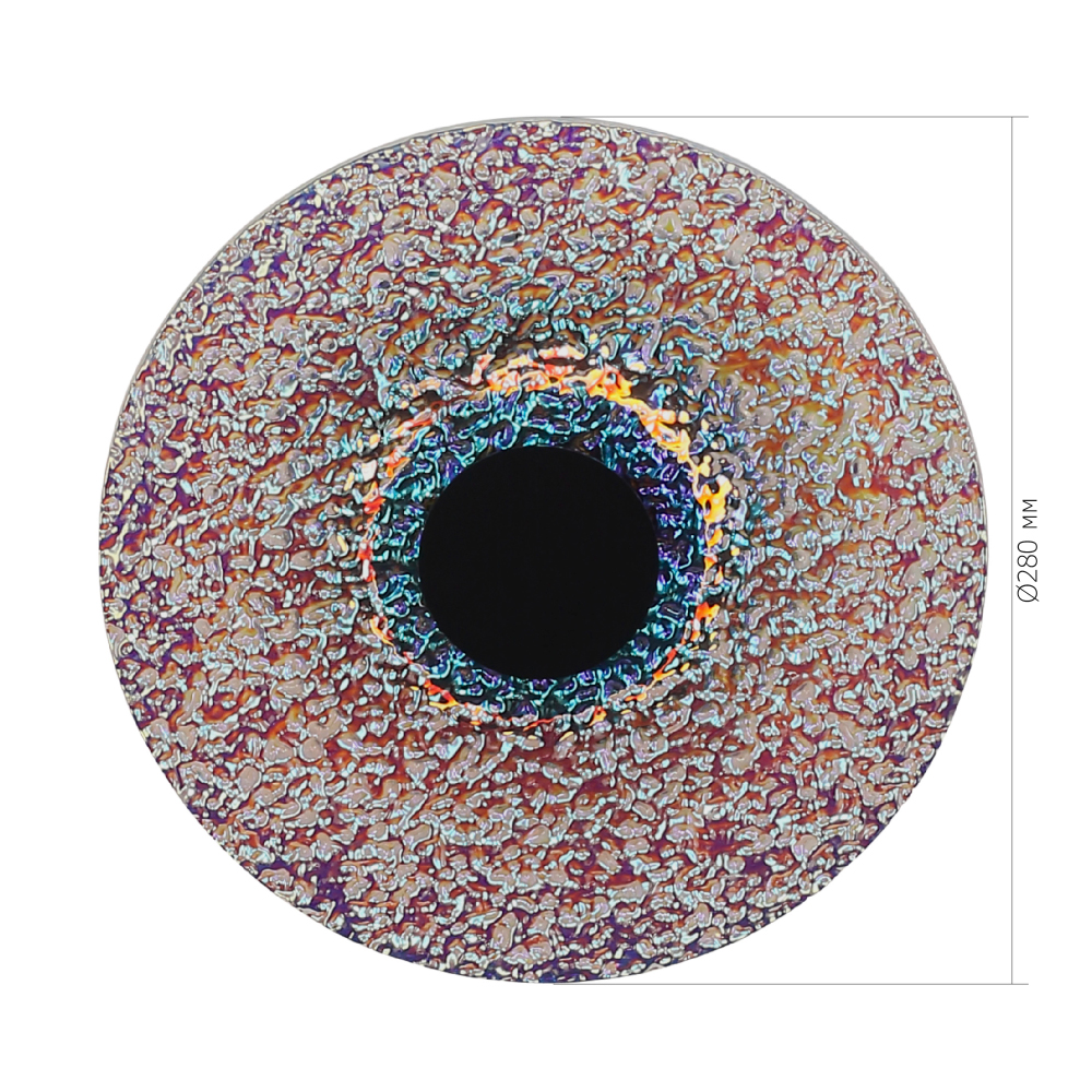 Подвесной светильник из фактурного двойного стекла Heterochromia в Грозном