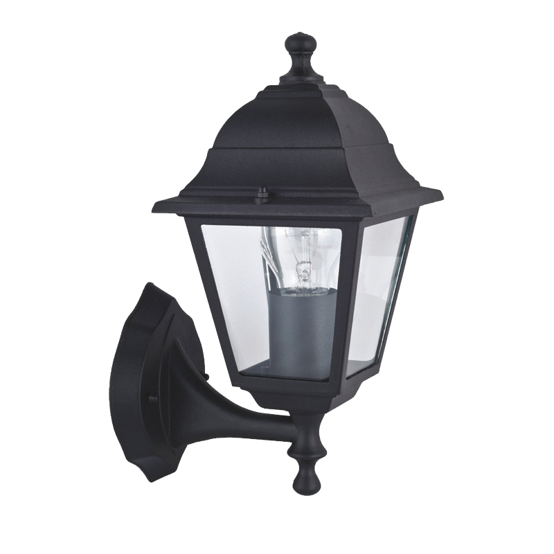 Уличный светильник Lebran Sconce Черный Прозрачное Стекло Уличный светильник Lebran Sconce Черный Прозрачное Стекло в Грозном | Loft Concept