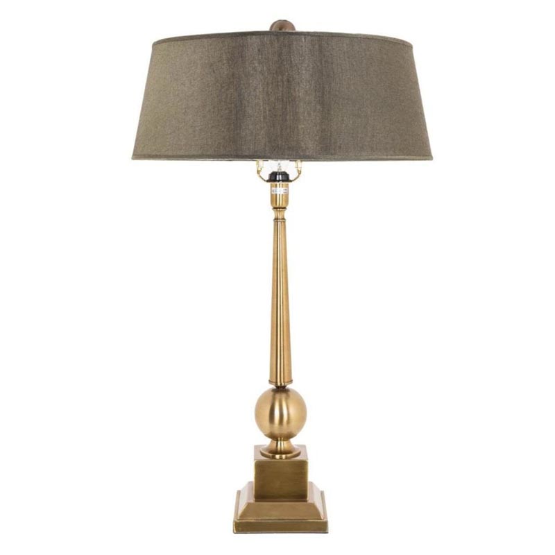 Настольная лампа Neville Table Lamp Латунь Бронза Настольная лампа Neville Table Lamp Латунь Бронза в Грозном | Loft Concept