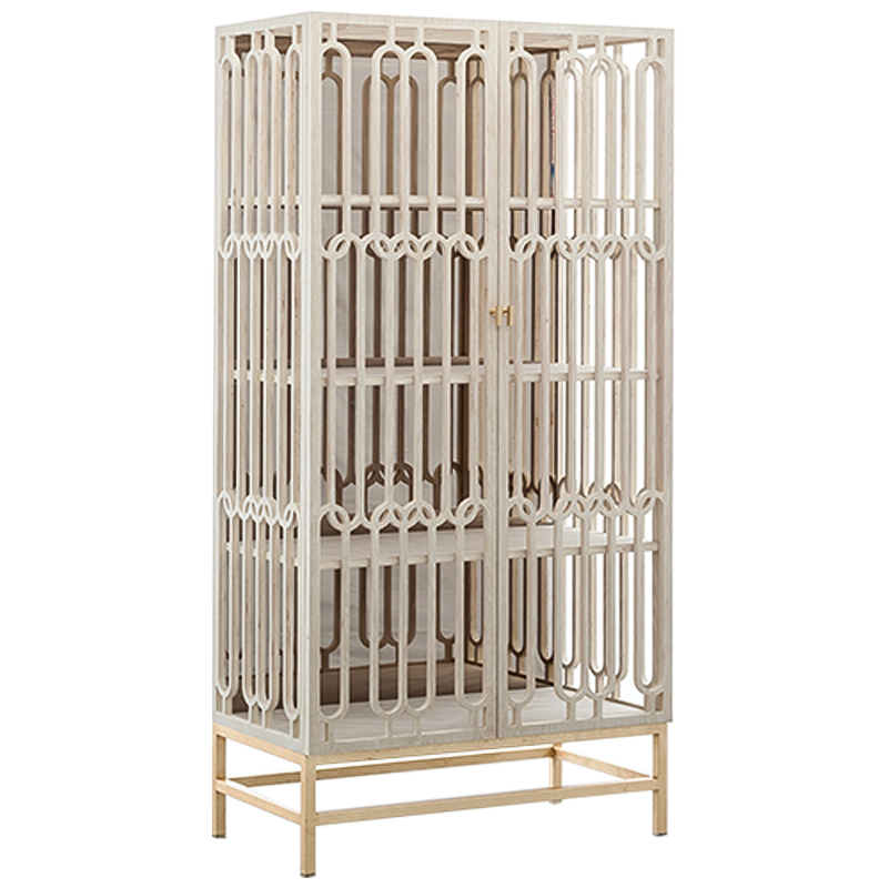 Шкаф CHLOE ARMOIRE Белый дуб Латунь Шкаф CHLOE ARMOIRE Белый дуб Латунь в Грозном | Loft Concept