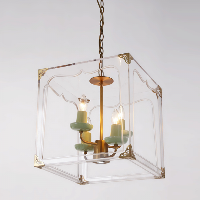 Люстра Glass Clear Cube Люстра Glass Clear Cube в Грозном | Loft Concept