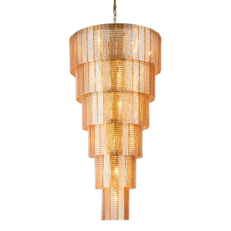 Люстра Branwen Amber Chandelier 71 Золотой Янтарный Люстра Branwen Amber Chandelier 71 Золотой Янтарный в Грозном | Loft Concept