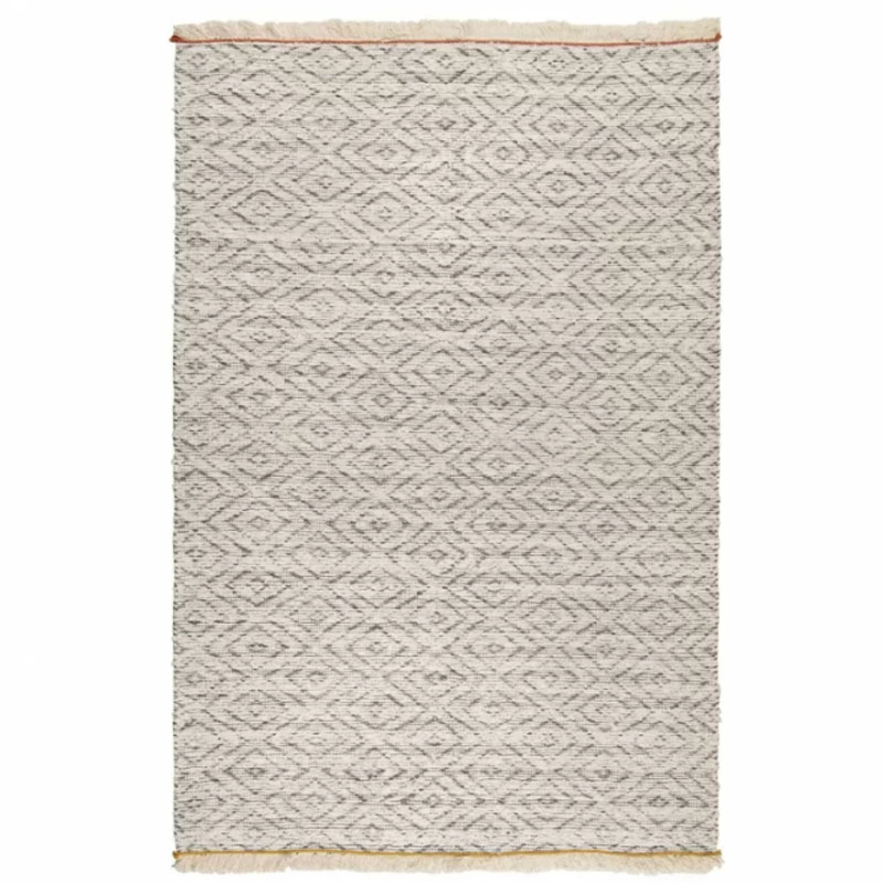 Ковер Mainyas Carpet 100% хлопок Белый Синий Ковер Mainyas Carpet 100% хлопок Белый Синий в Грозном | Loft Concept