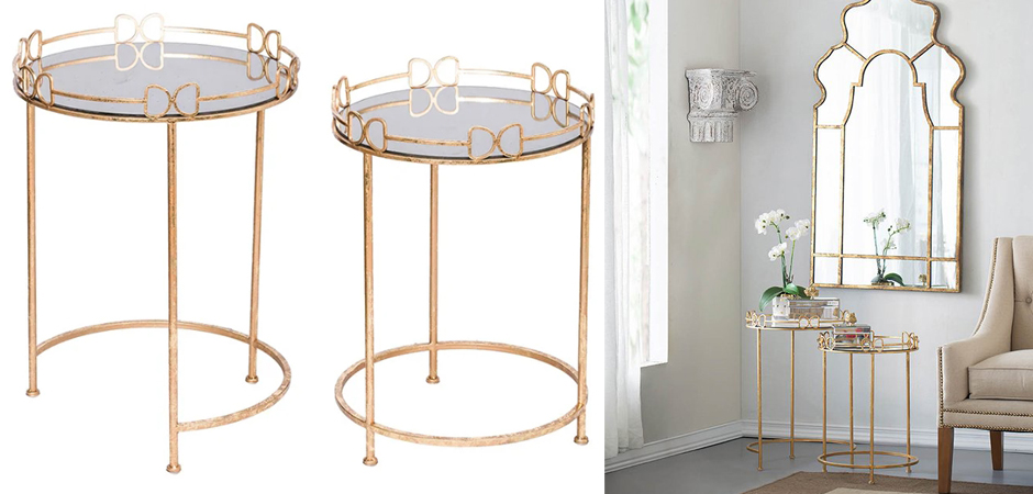 Приставной столик Round Table gold Приставной столик Round Table gold - Loft-Concept в Грозном