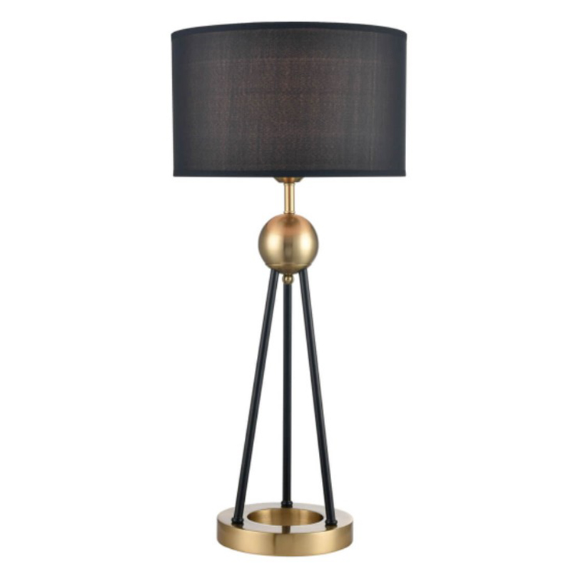 Настольная лампа Renske Table Lamp Черный Латунь Настольная лампа Renske Table Lamp Черный Латунь в Грозном | Loft Concept