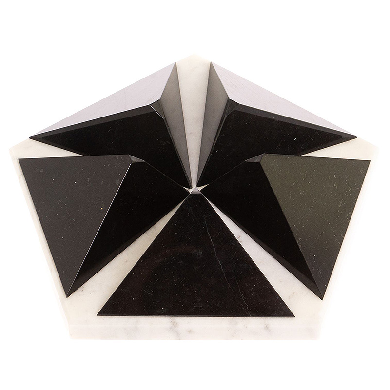 Подставка под шар в виде звезды из натуральных камней Змеевик Мрамор Natural Stone Sphere Stands Белый Черный Подставка под шар в виде звезды из натуральных камней Змеевик Мрамор Natural Stone Sphere Stands Белый Черный в Грозном | Loft Concept