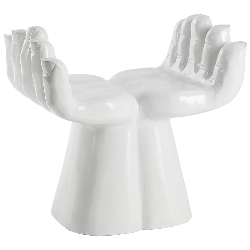 Табурет Hands Stool Белый Табурет Hands Stool Белый в Грозном | Loft Concept