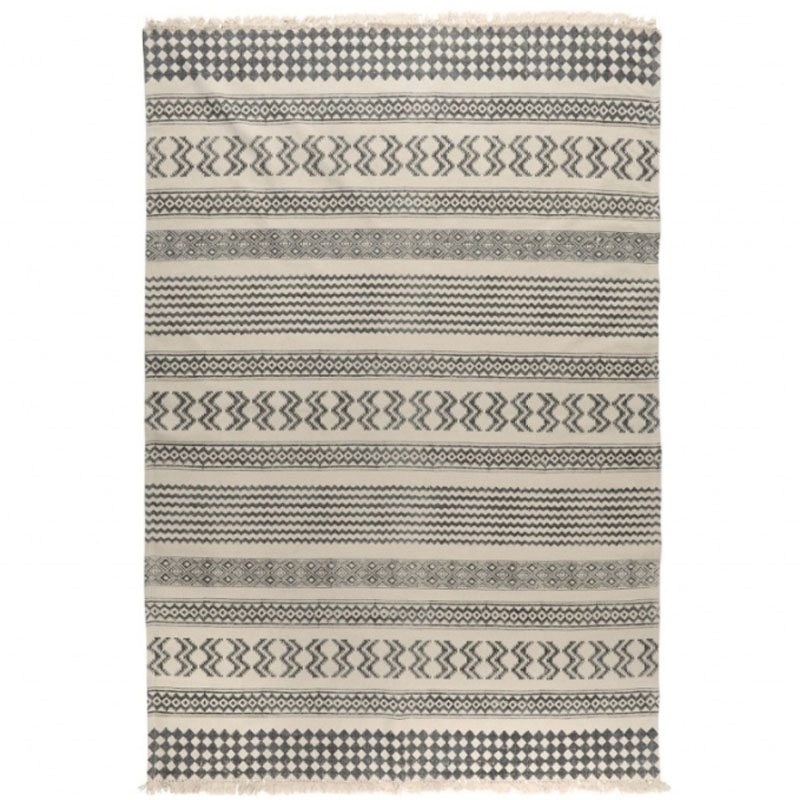 Ковер Halfani Carpet 100% хлопок Серый Синий в Грозном | Loft Concept 