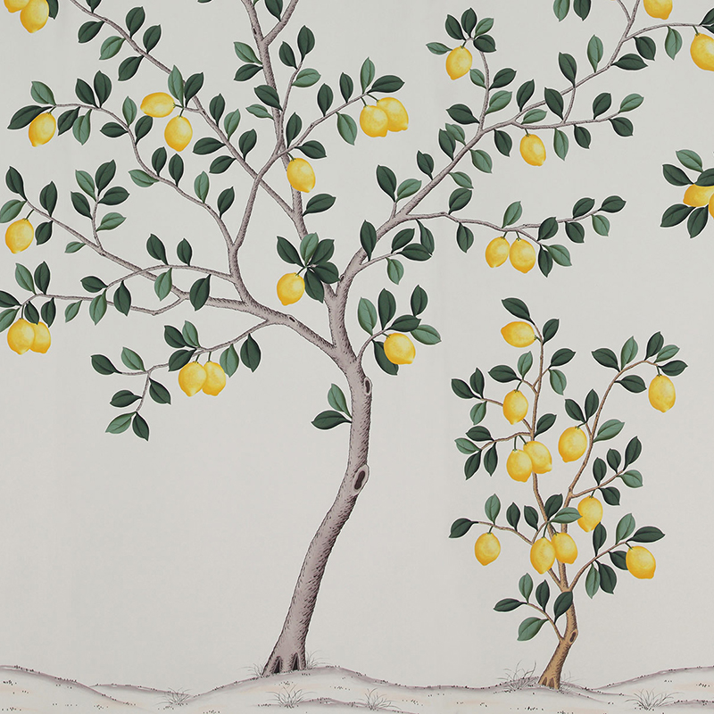 Обои ручная роспись Lemon Grove Bleached White Обои ручная роспись Lemon Grove Bleached White в Грозном | Loft Concept