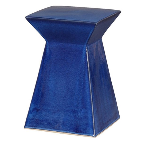 Керамический табурет Upright Garden Stool - Blue Синий Керамический табурет Upright Garden Stool - Blue Синий в Грозном | Loft Concept