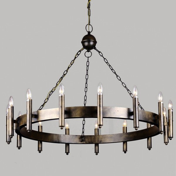 Люстра Loft Castle Chandelier 15 Металлик винтаж Люстра Loft Castle Chandelier 15 Металлик винтаж в Грозном | Loft Concept