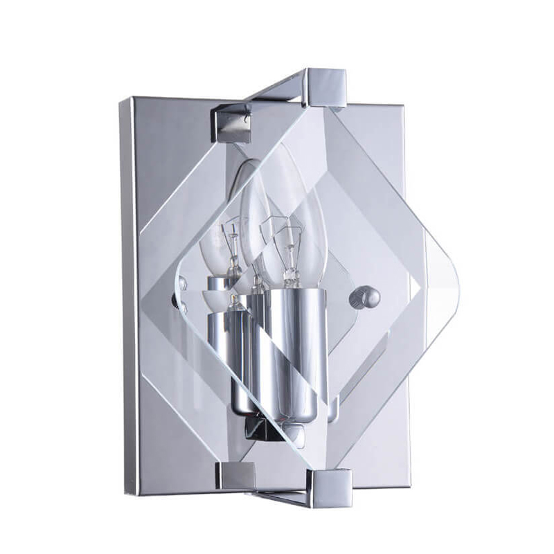 Бра Glass Rhombus Lighting Хром Бра Glass Rhombus Lighting Хром в Грозном | Loft Concept