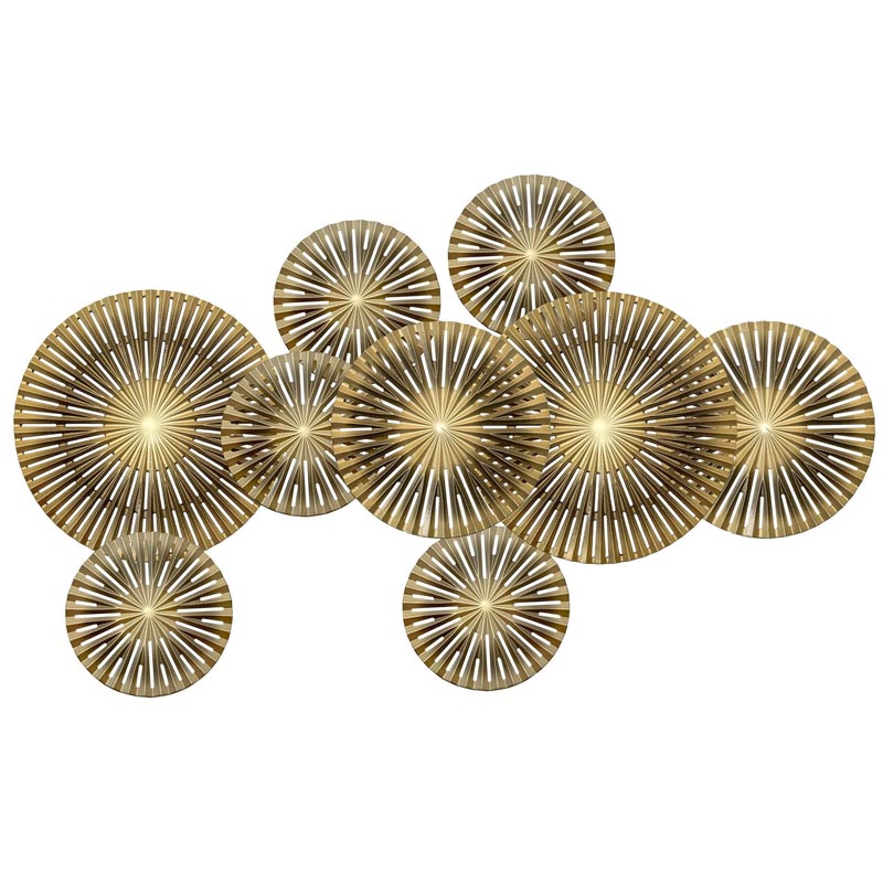 Арт-объект Apollo Brown and Gold Wall Plaque Disc gap 9 Золотой Коричневый Арт-объект Apollo Brown and Gold Wall Plaque Disc gap 9 Золотой Коричневый в Грозном | Loft Concept