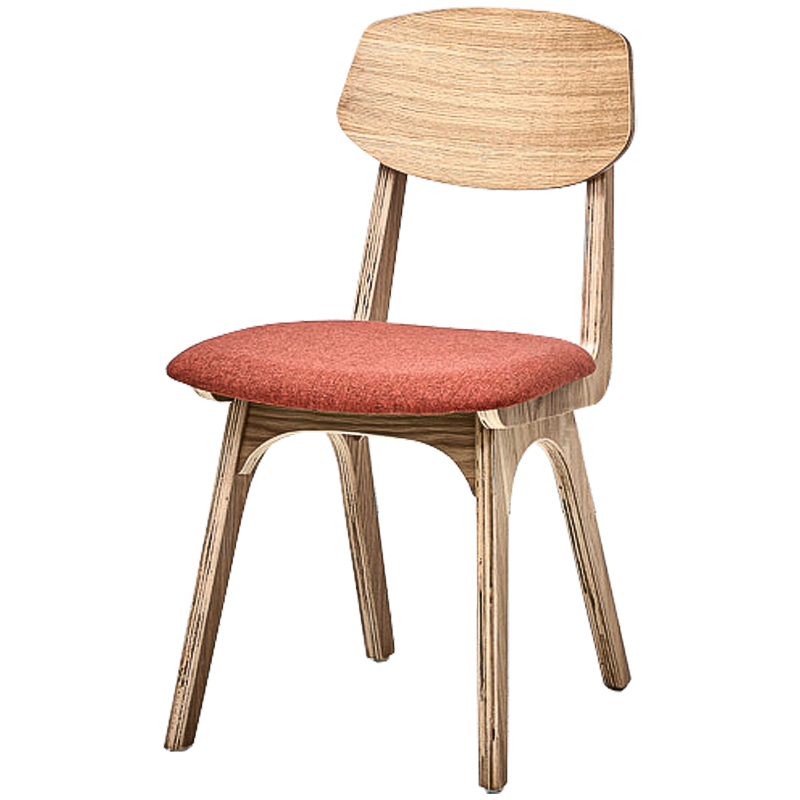 Стул Ailde Stool coral Древесина Коралловый Стул Ailde Stool coral Древесина Коралловый в Грозном | Loft Concept